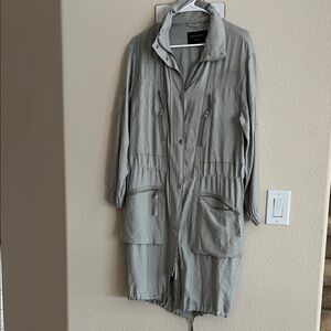 All Saints Women's Military Field Jacket in Gray